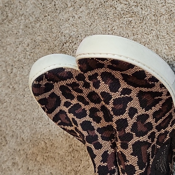 Rothys Leopard Print High Top Loafers - Picture 3 of 5